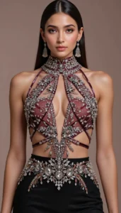 Sleeveless Blouse Design 72