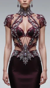 Sleeveless Blouse Design 74