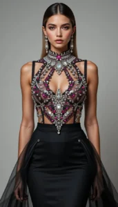 Sleeveless Blouse Design 75