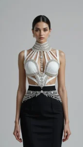 Sleeveless Blouse Design 8