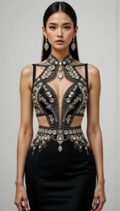 Sleeveless Blouse Design 80