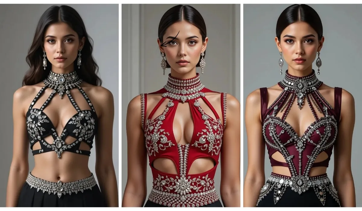 Sleeveless Blouse Design