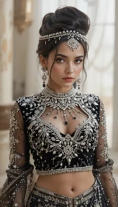 black blouse design 105