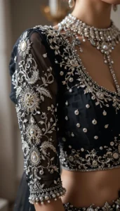 black blouse design 25