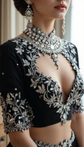 black blouse design 43