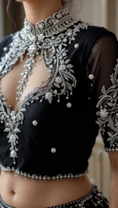 black blouse design 5