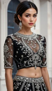 black blouse design 51