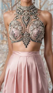 halter neck blouse images of ai 100