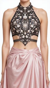 halter neck blouse images of ai 103
