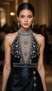 halter neck blouse images of ai 112