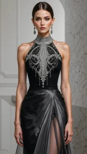 halter neck blouse images of ai 116