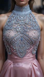 halter neck blouse images of ai 122