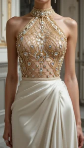 halter neck blouse images of ai 143