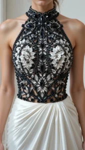 halter neck blouse images of ai 164