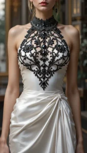 halter neck blouse images of ai 170
