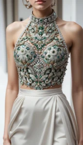 halter neck blouse images of ai 18