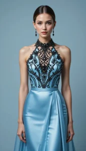 halter neck blouse images of ai 193