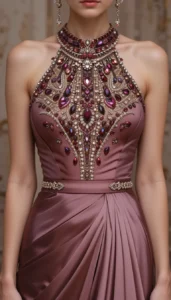 halter neck blouse images of ai 214
