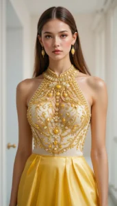 halter neck blouse images of ai 227