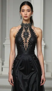 halter neck blouse images of ai 233