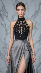 halter neck blouse images of ai 242