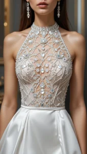 halter neck blouse images of ai 259