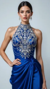 halter neck blouse images of ai 282