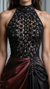 halter neck blouse images of ai 304