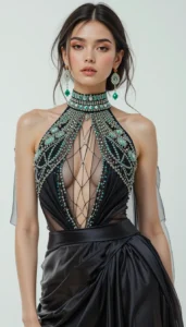 halter neck blouse images of ai 42