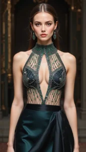halter neck blouse images of ai 43