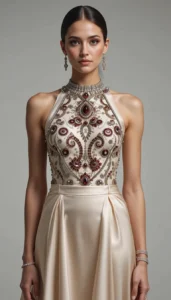 halter neck blouse images of ai 70