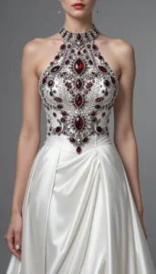 halter neck blouse images of ai 74