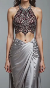 halter neck blouse images of ai 89