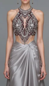 halter neck blouse images of ai 90