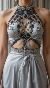 halter neck blouse images of ai 93