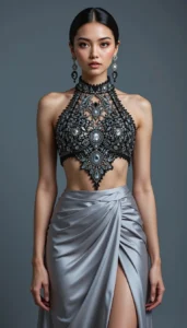 halter neck blouse images of ai 95