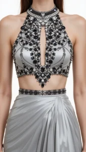 halter neck blouse images of ai 97