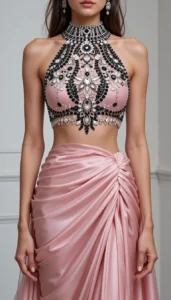 halter neck blouse images of ai 98