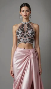 halter neck blouse images of ai 99