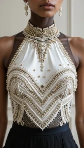 lwhite blouse design 89