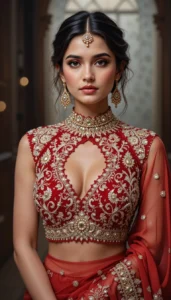 red blouse design 10