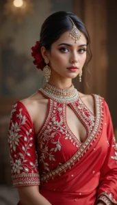 red blouse design 18