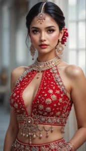 red blouse design 20