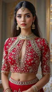 red blouse design 21