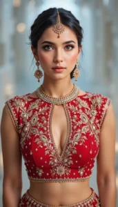 red blouse design 24