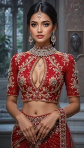 red blouse design 28