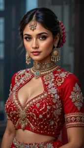 red blouse design 32