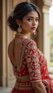 red blouse design 34