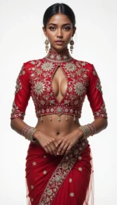 red blouse design 56