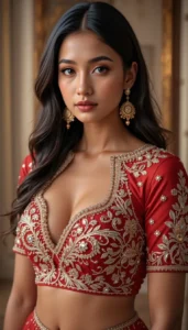 red blouse design 58